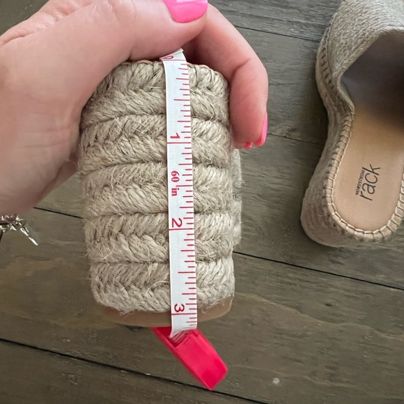 ✨NWOT✨ Nordstrom Jute Wedge Slide Sandal - Picture 6 of 6